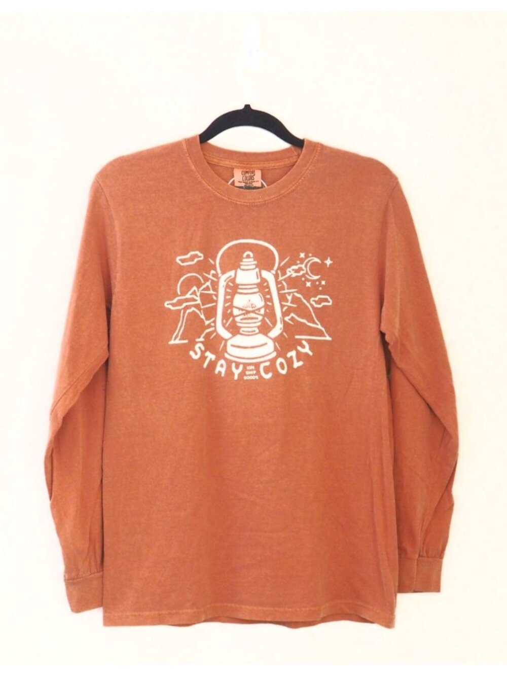 NWT Kin Ship Goods Stay Cozy Long Sleeve Tee in Yam sz S